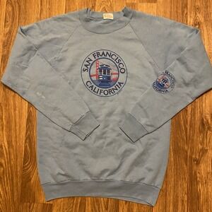 Vintage 80s San‎ Francisco California Sweater Tourists Vacation Pullover USA